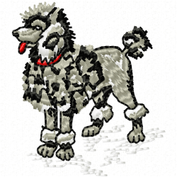 Dogs Embroidery Design 3